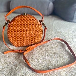 Mini Woven Basket HandleBag and Crossbody